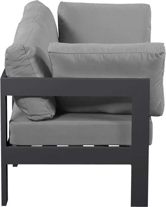 Nizuc - Outdoor Patio 2 Seat Modular Sofa With Gray Frame - Simple Home Plus