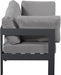 Nizuc - Outdoor Patio 2 Seat Modular Sofa With Gray Frame - Simple Home Plus