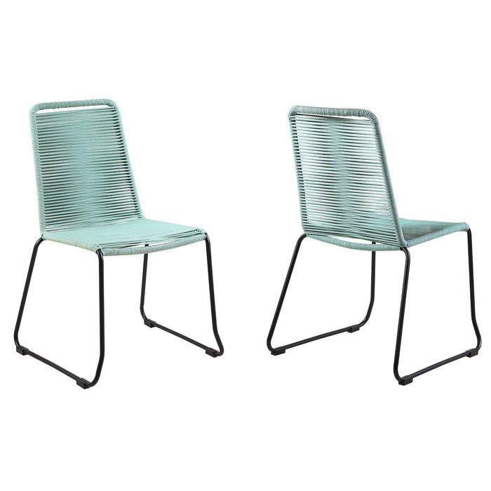 Shasta - Outdoor Stackable Dining Chair (Set of 2) - Simple Home Plus