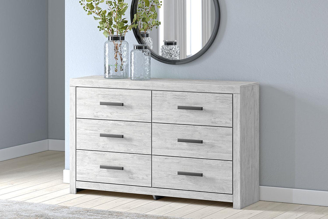 Cayboni - Six Drawer Dresser - Whitewash - Simple Home Plus