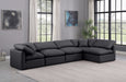 Indulge - Faux Leather 5 Piece Modular Sectional - Simple Home Plus