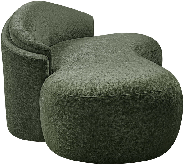 Caspian - Chenille Fabric Upholstered Loveseat - Simple Home Plus