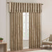 Andora - Embroidered Window Valance - Tan - Simple Home Plus