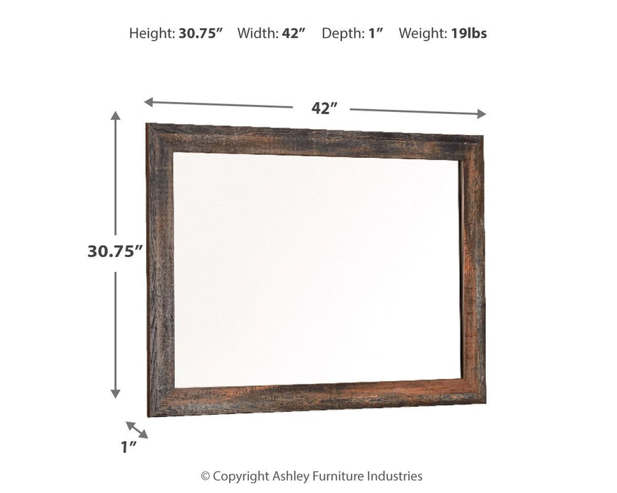 Drystan - Bedroom Mirror - Brown / Beige - Simple Home Plus