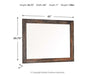 Drystan - Bedroom Mirror - Brown / Beige - Simple Home Plus