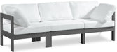 Nizuc - Outdoor Patio 3 Seat Modular Sofa With Gray Frame - Simple Home Plus