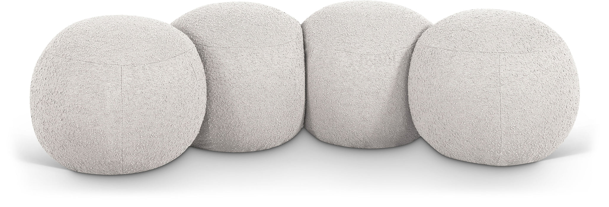 Apollo - Boucle Fabric Bench - Simple Home Plus