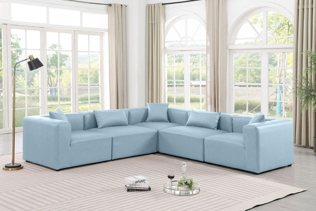 Cube - 5 Piece Modular Corner Sectional - Simple Home Plus