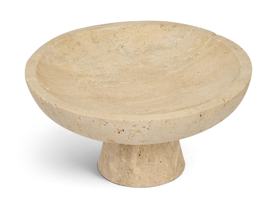 Simpson - Travertine Bowl - Simple Home Plus
