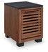 Kallari - Warm Brown / Black - Chair Side End Table - Simple Home Plus