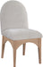 Waldorf - Chenille Dining Side Chair With Natural Legs - Simple Home Plus