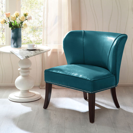 Hilton - Armless Accent Chair - Blue - Simple Home Plus