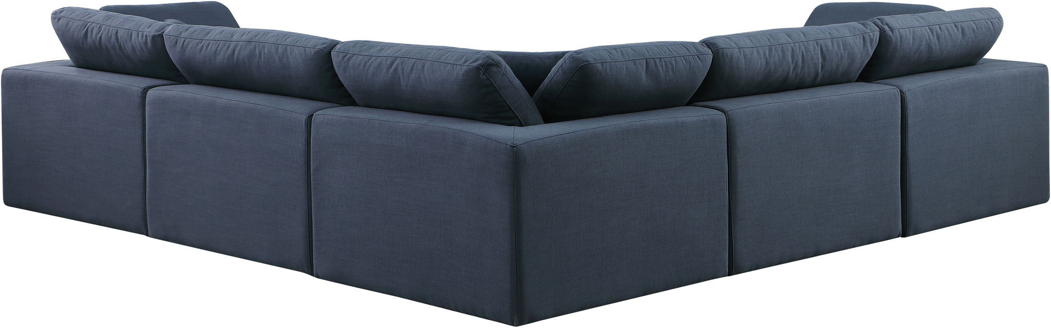 Comfy - 5 Piece Linen Modular Corner Sectional - Simple Home Plus