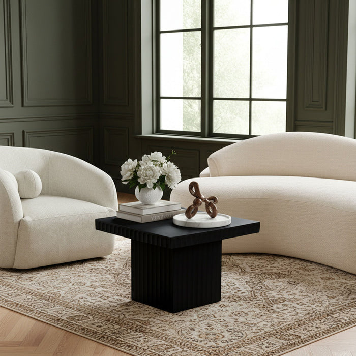 Spencer - 15" Oak Veneer Coffee Table - Simple Home Plus