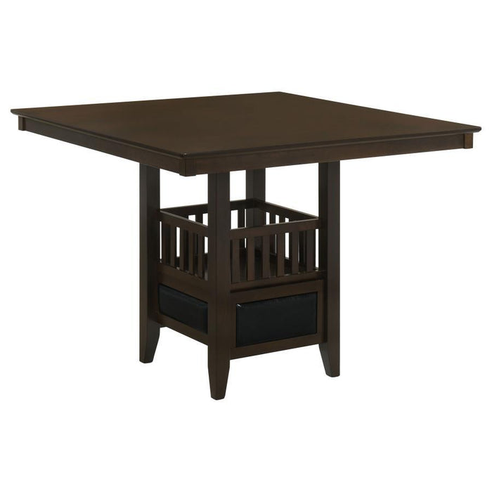 Jaden - 5 Piece Square Counter Height Dining Set - Espresso - Simple Home Plus