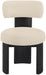 Atelier - Vegan Leather Upholstered Dining Chair (Set of 2) - Black Frame - Simple Home Plus