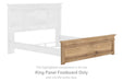 Makidern - King Panel Footboard - Tan - Simple Home Plus