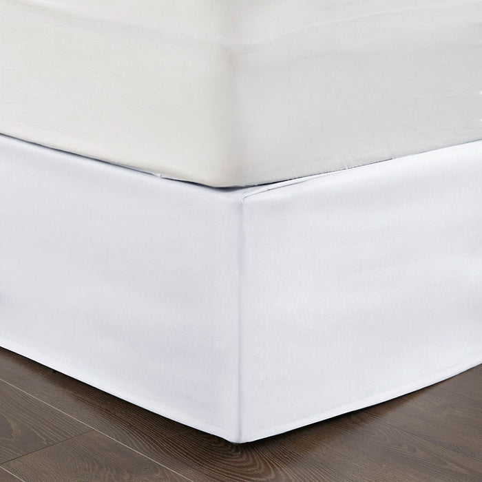 Simple Fit - Wrap Around Adjustable Bedskirt - White
