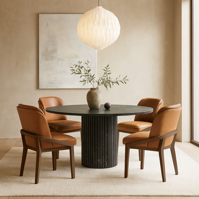 Navo - Faux Leather Dining Chair - Simple Home Plus