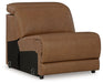 Magic Man - Armless Chair With Manual Headrest - Caramel - Simple Home Plus