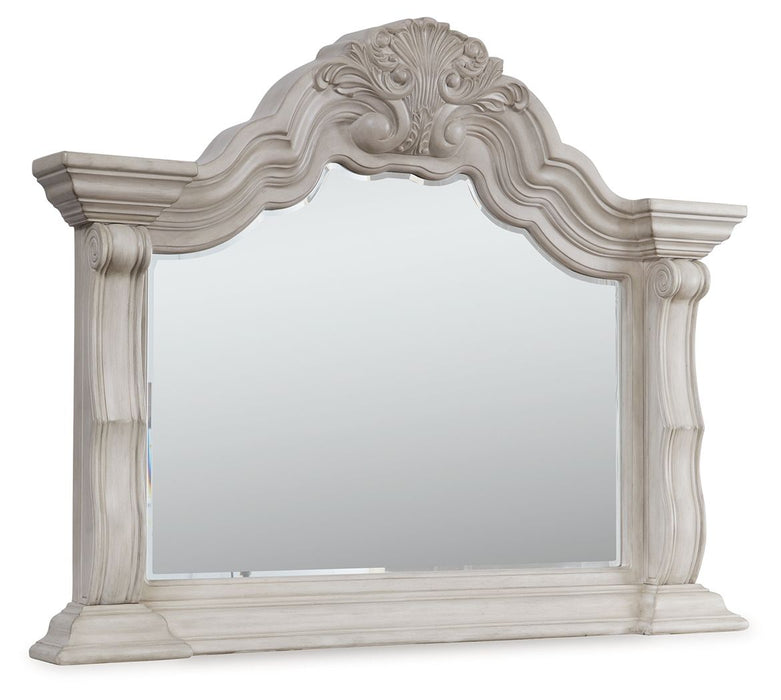Bruchandi - Bedroom Mirror - Antique White - Simple Home Plus