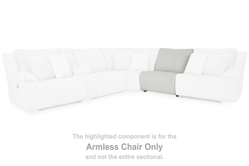 Top Tier - Armless Chair - Alloy - Simple Home Plus