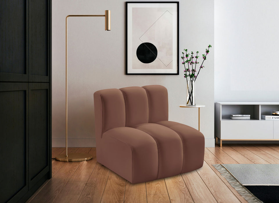 Arc - Faux Leather Straight Chair - Simple Home Plus