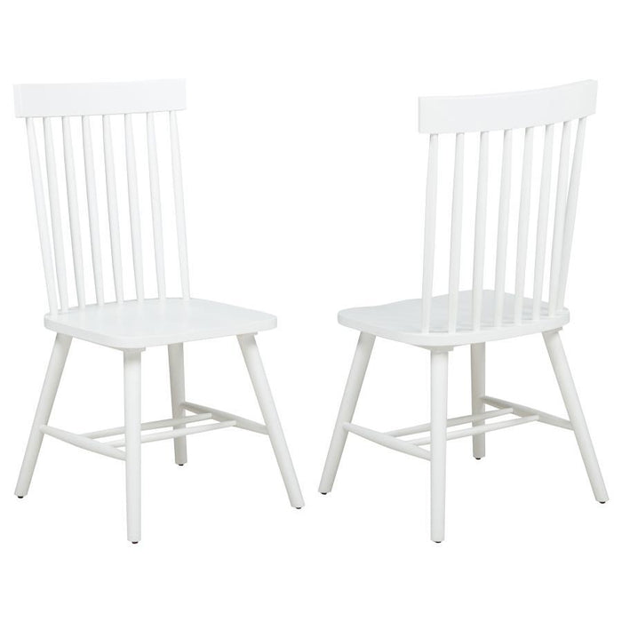 Andrews - Windsor Spindle Back Dining Side Chair (Set of 2) - Simple Home Plus