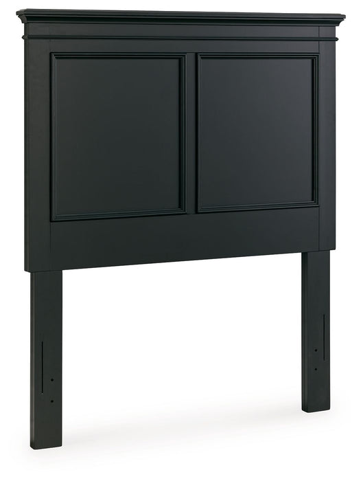 Lanolee - Twin Panel Headboard - Black - Simple Home Plus