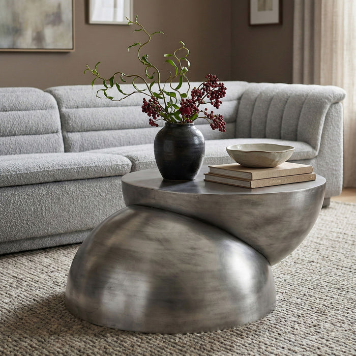 Boulder - Iron Coffee Table - Simple Home Plus