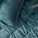 Felicia - King Duvet Cover Set - Teal - Simple Home Plus