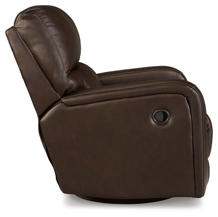 Emberla - Coffee - Swivel Glider Recliner - Simple Home Plus