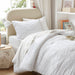 Gigi - Twin/Twin Long Comforter Mini Set - White - Simple Home Plus