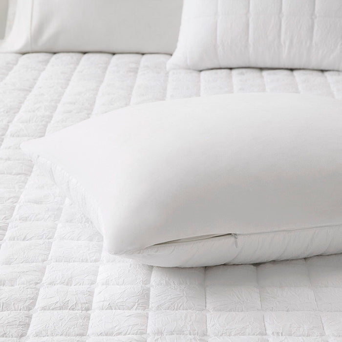 Cocoon - King 3 Piece Quilt Top Comforter Mini Set - White - Simple Home Plus