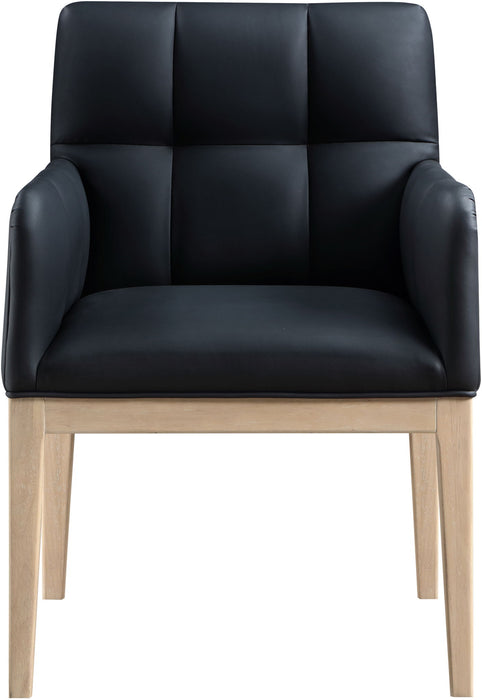 Adrian - Dining Arm Chair (Set of 2) - Light Brown Legs - Simple Home Plus