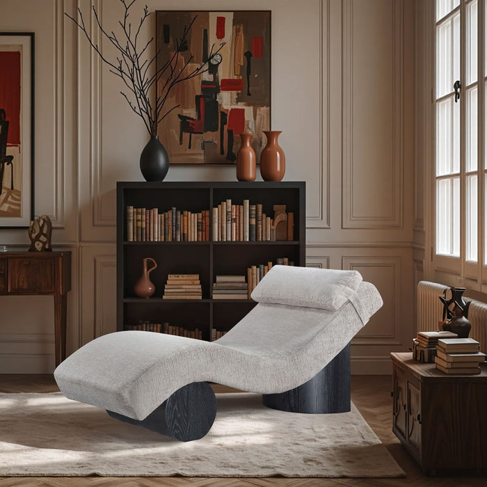 Marcella - Chaise Lounge - Black Base - Simple Home Plus