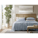 Cooling - Split King Stretch Jersey Sheet Set - Blue - Simple Home Plus