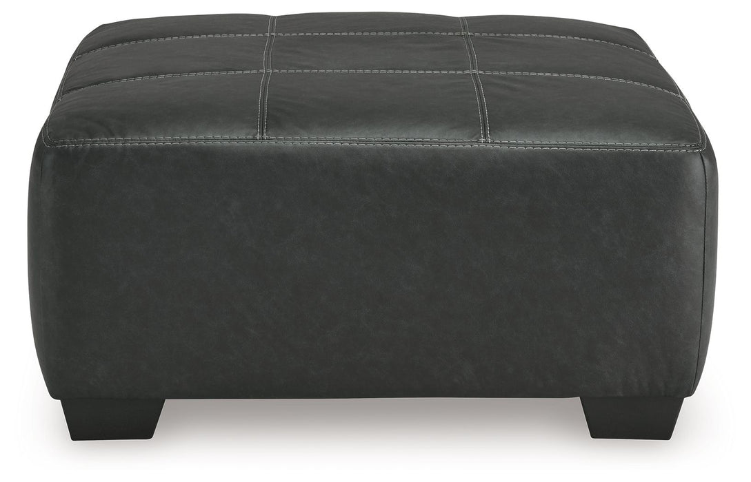 Brixley Pier - Graphite - Oversized Accent Ottoman - Simple Home Plus