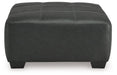 Brixley Pier - Graphite - Oversized Accent Ottoman - Simple Home Plus
