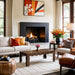 Vassa - Burl Veneer Coffee Table - Simple Home Plus
