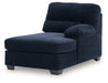 SimpleJoy - RAF Corner Chaise - Navy - Simple Home Plus