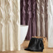 Laurel - Tufted Semi-Sheer Shower Curtain - Plum - Simple Home Plus
