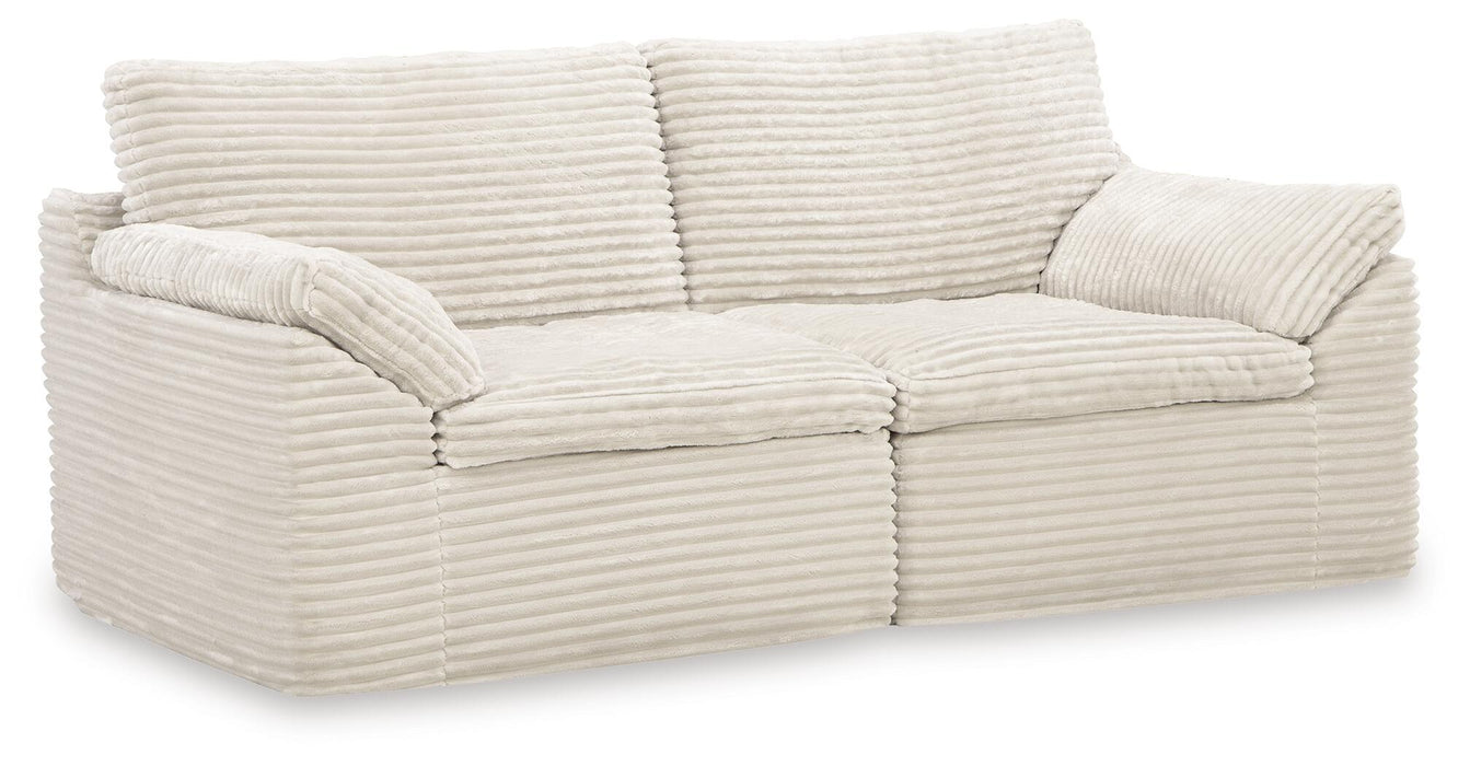 Fannin - LAF / RAF Corner Chair (Set of 2) - Ivory - Simple Home Plus