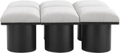 Pavilion - 6 Piece Modular Bench With Black Base - Simple Home Plus