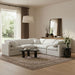 Indulge - Velvet 5 Piece Modular Corner Sectional - Simple Home Plus