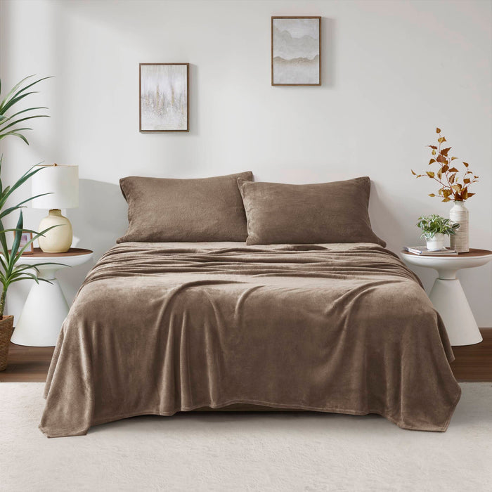 Queen Soloft Sheet Set - Brown - Simple Home Plus