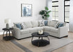 Ashford - Chenille Upholstered Sleeper Sectional Sofa - Greige - Simple Home Plus