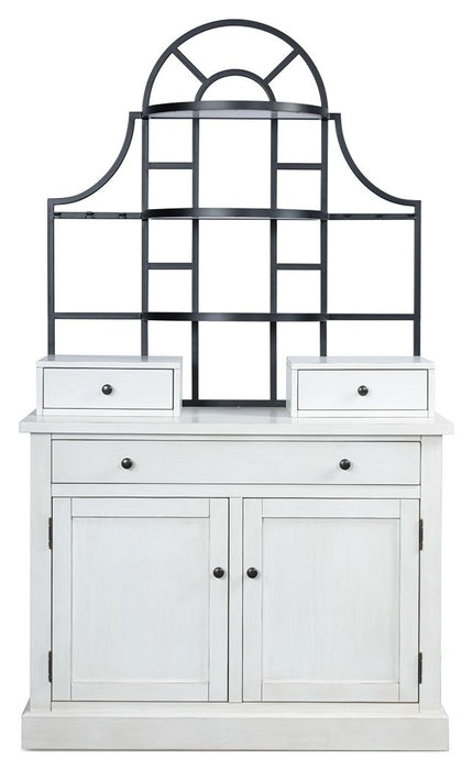 Greddinton - White - Baker's Rack - Simple Home Plus