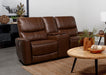 Greenfield - Upholstered Power Reclining Loveseat - Simple Home Plus