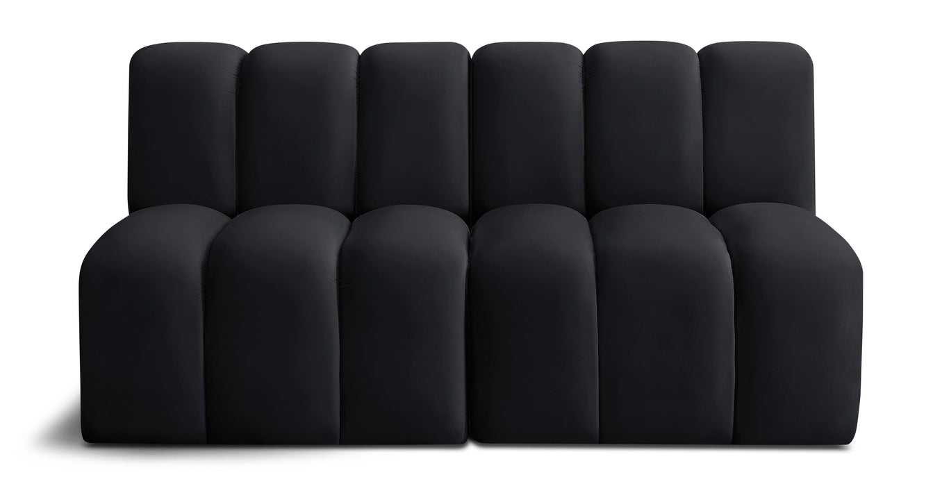 Arc - Velvet 2 Seats Modular Sofa - Simple Home Plus